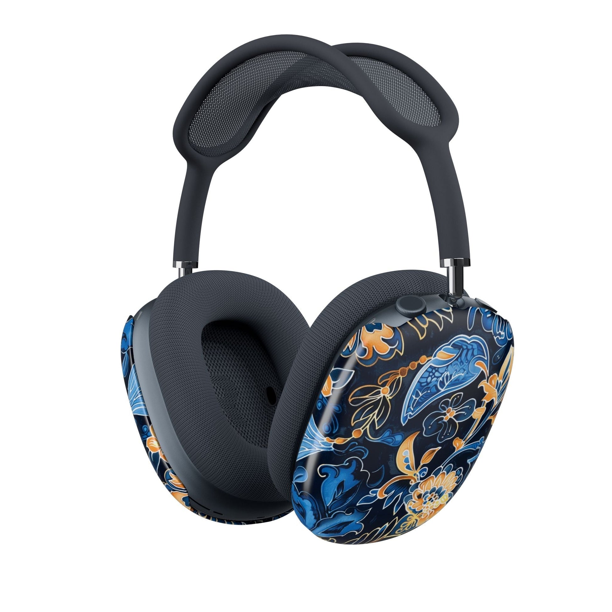 AirPods Max Protective Case — Blue Floral Paisley Print - DIGITAL X