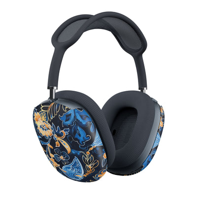 AirPods Max Protective Case — Blue Floral Paisley Print - DIGITAL X