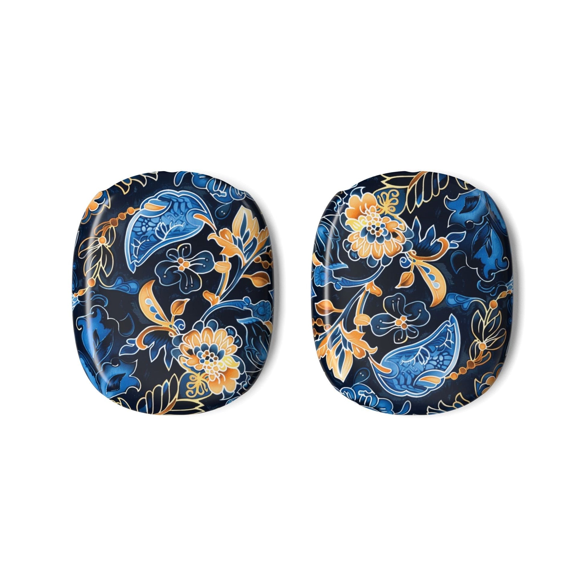 AirPods Max Protective Case — Blue Floral Paisley Print - DIGITAL X