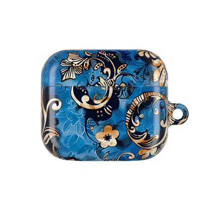 Baroque Blue Floral AirPod Case — Decorative Protective Cover - DIGITAL X