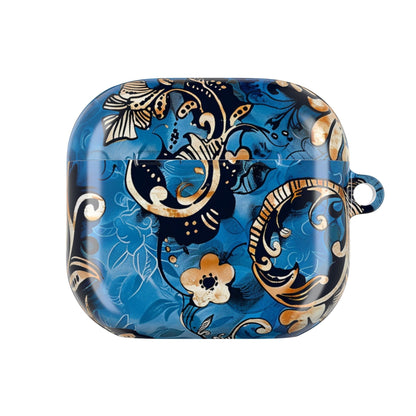 Baroque Blue Floral AirPod Case — Decorative Protective Cover - DIGITAL X