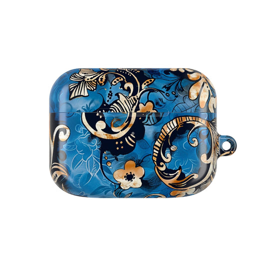 Baroque Blue Floral AirPod Case — Decorative Protective Cover - DIGITAL X