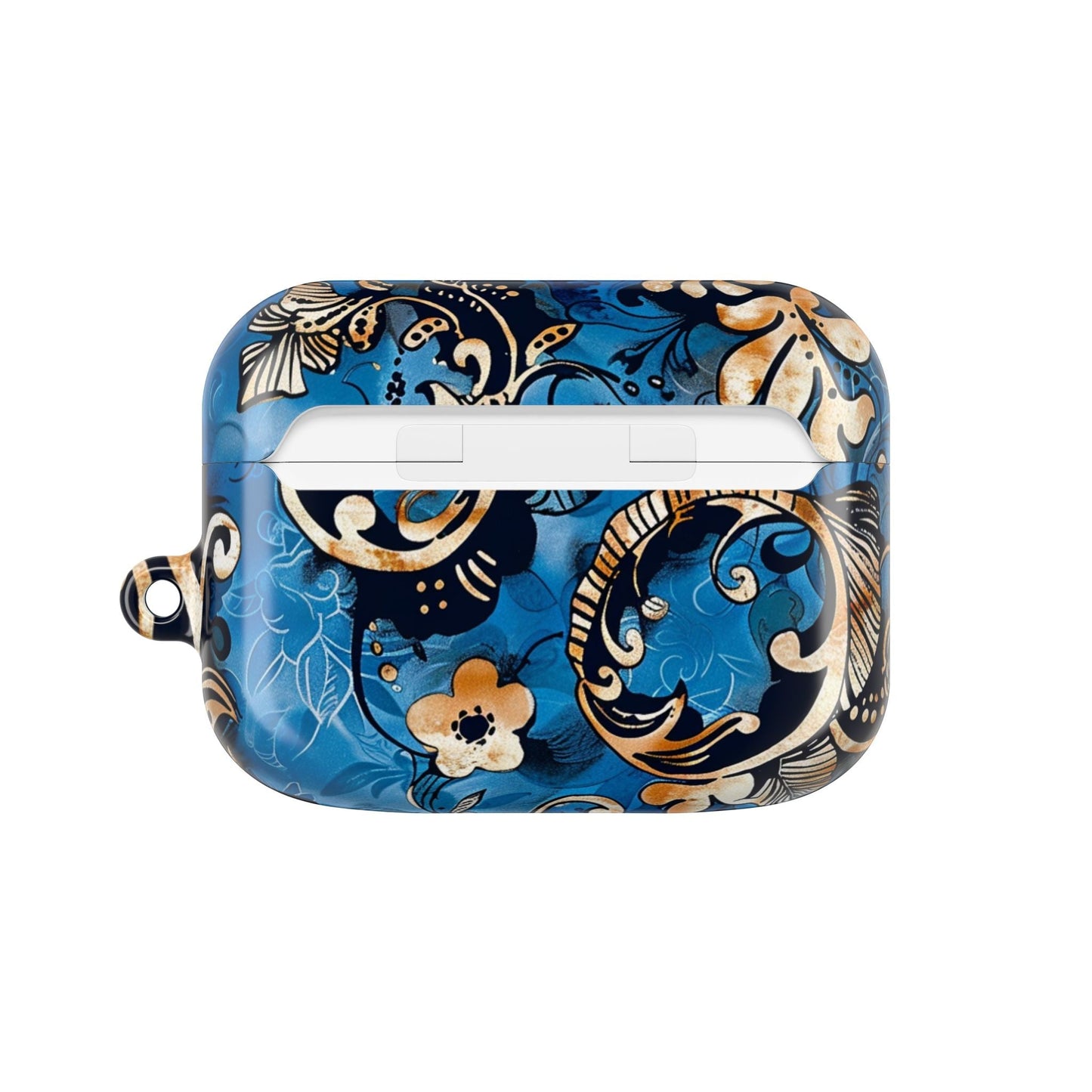 Baroque Blue Floral AirPod Case — Decorative Protective Cover - DIGITAL X