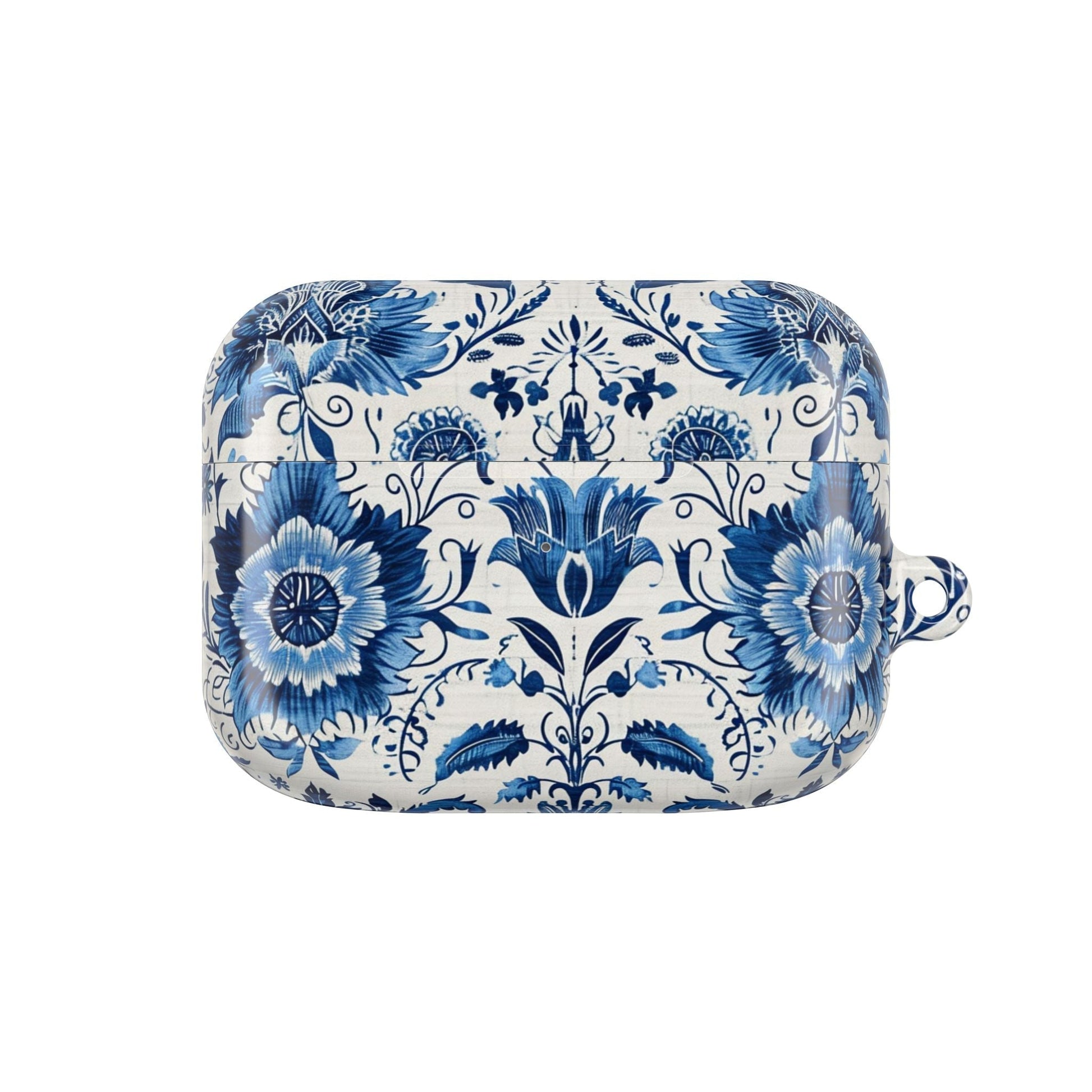 Blue Delft Floral AirPod Case – Ceramic - Inspired Protective Cover - DIGITAL X