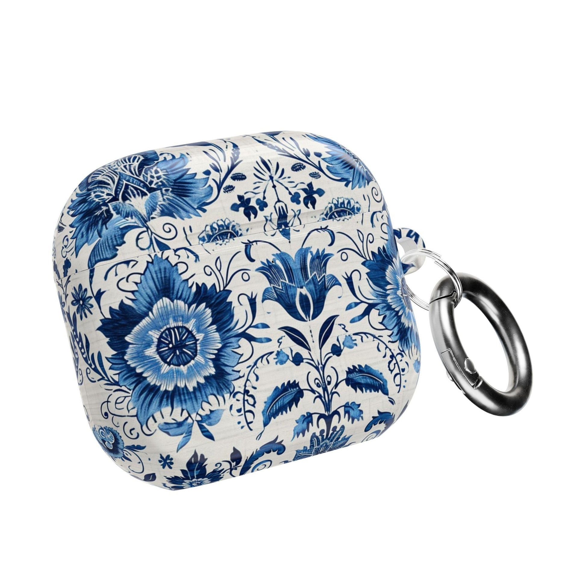 Blue Delft Floral AirPod Case – Ceramic - Inspired Protective Cover - DIGITAL X