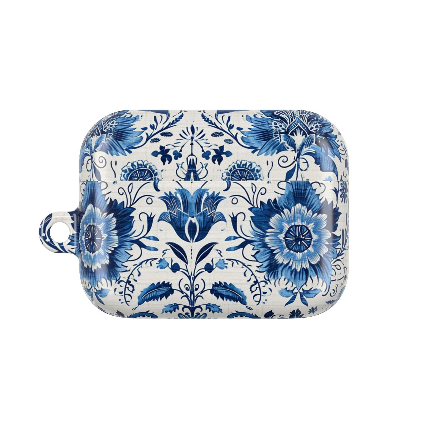 Blue Delft Floral AirPod Case – Ceramic - Inspired Protective Cover - DIGITAL X