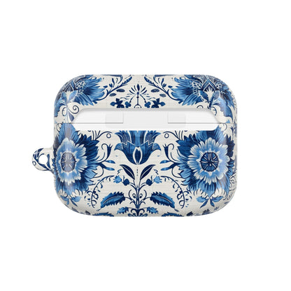 Blue Delft Floral AirPod Case – Ceramic - Inspired Protective Cover - DIGITAL X
