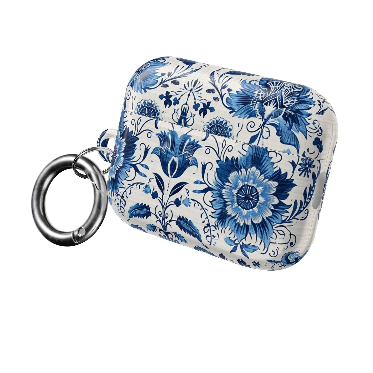 Blue Delft Floral AirPod Case – Ceramic - Inspired Protective Cover - DIGITAL X
