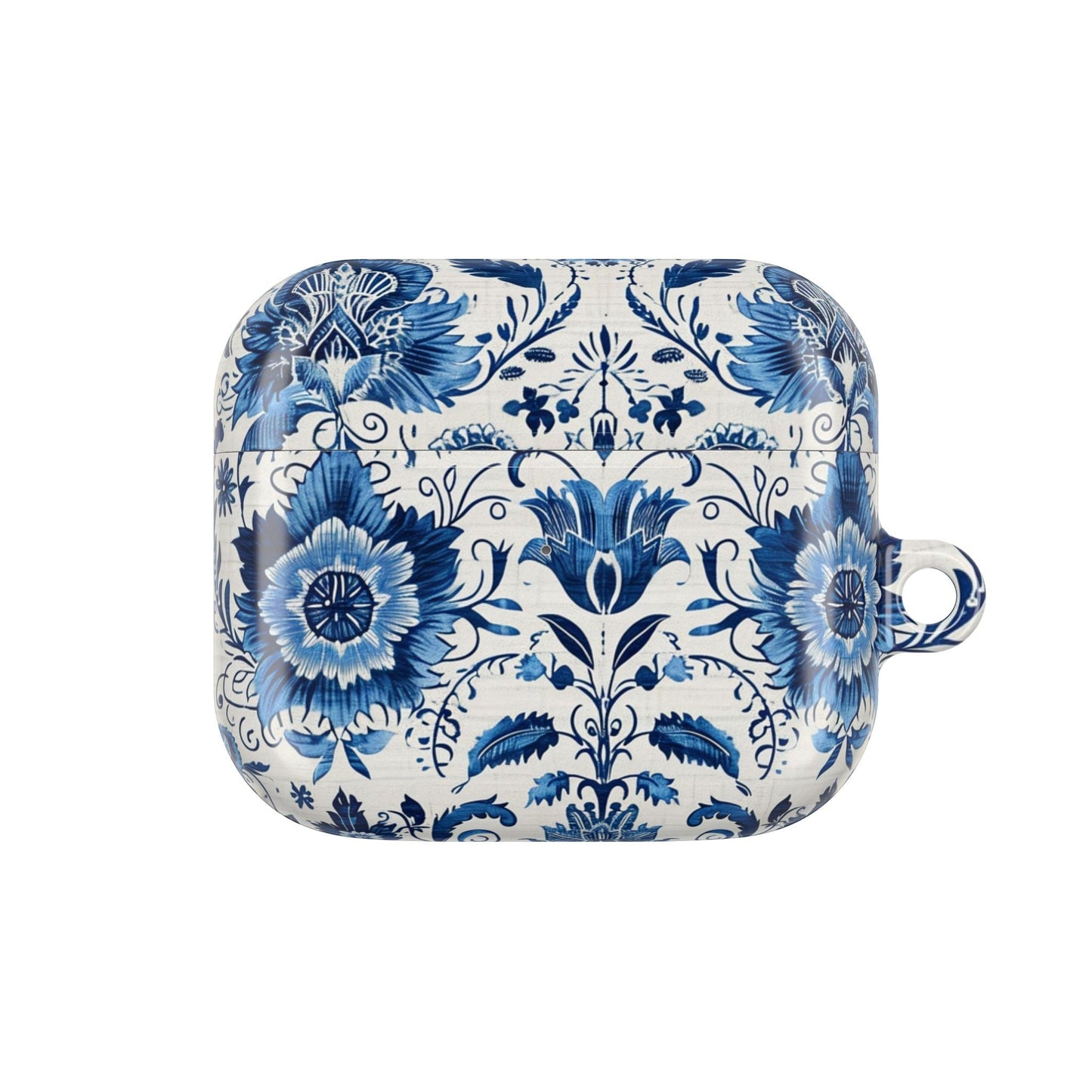 Blue Delft Floral AirPod Case – Ceramic - Inspired Protective Cover - DIGITAL X
