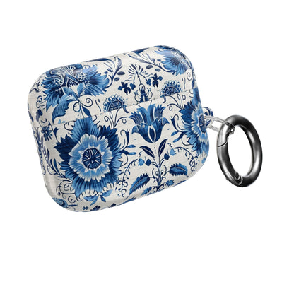 Blue Delft Floral AirPod Case – Ceramic - Inspired Protective Cover - DIGITAL X