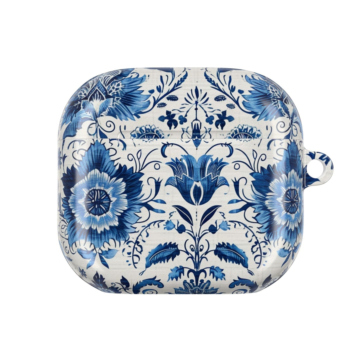 Blue Delft Floral AirPod Case – Ceramic - Inspired Protective Cover - DIGITAL X