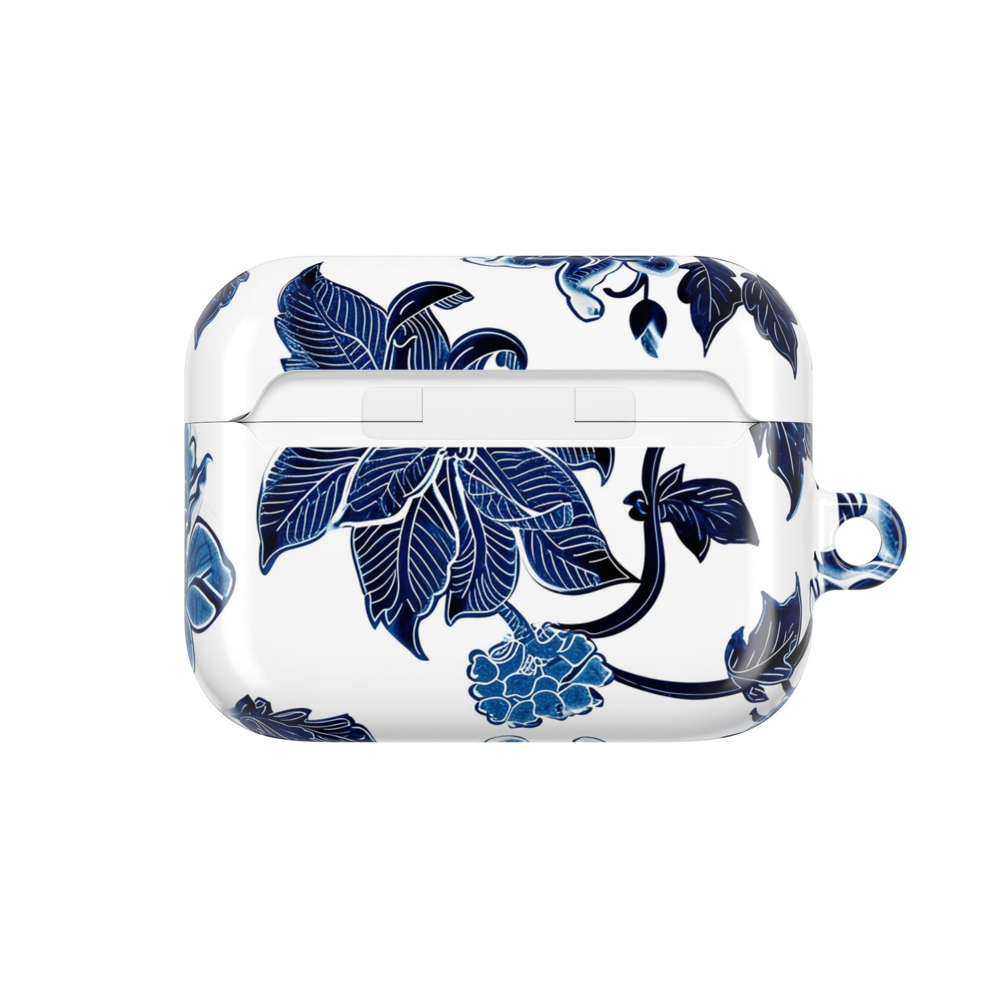 Blue Floral AirPod Case — Elegant Porcelain - Inspired Protective Case - DIGITAL X
