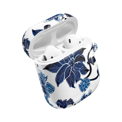 Blue Floral AirPod Case — Elegant Porcelain - Inspired Protective Case - DIGITAL X