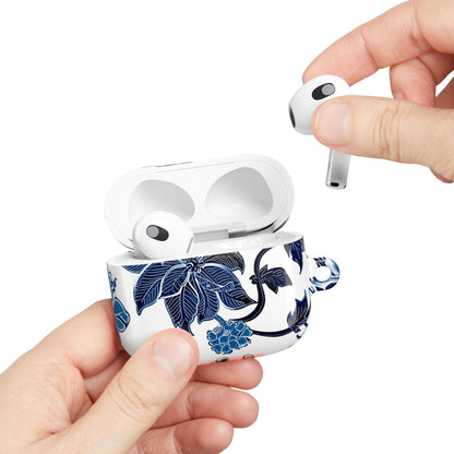Blue Floral AirPod Case — Elegant Porcelain - Inspired Protective Case - DIGITAL X