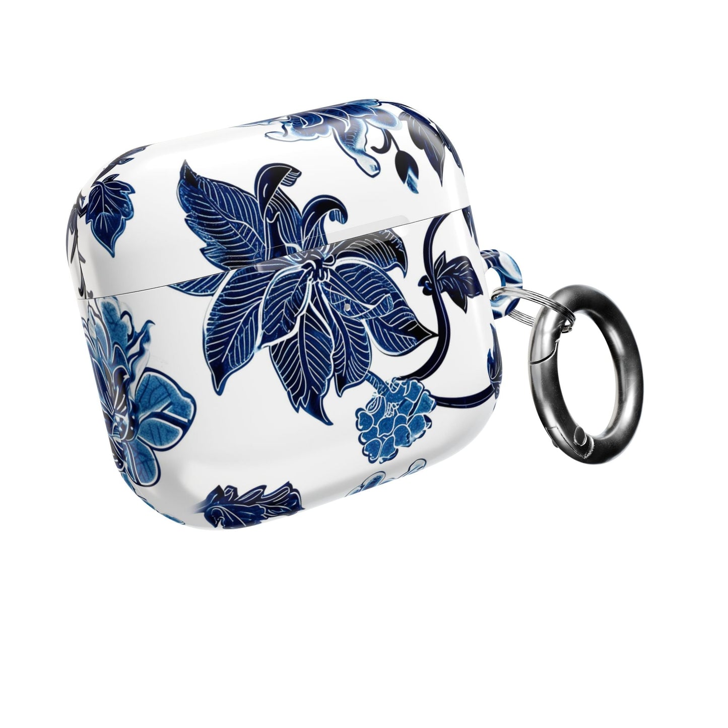 Blue Floral AirPod Case — Elegant Porcelain - Inspired Protective Case - DIGITAL X