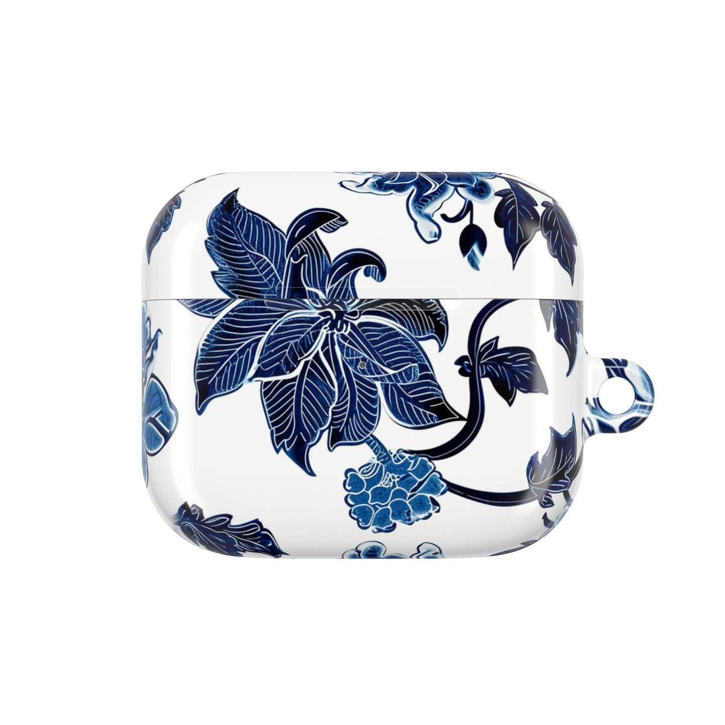 Blue Floral AirPod Case — Elegant Porcelain - Inspired Protective Case - DIGITAL X