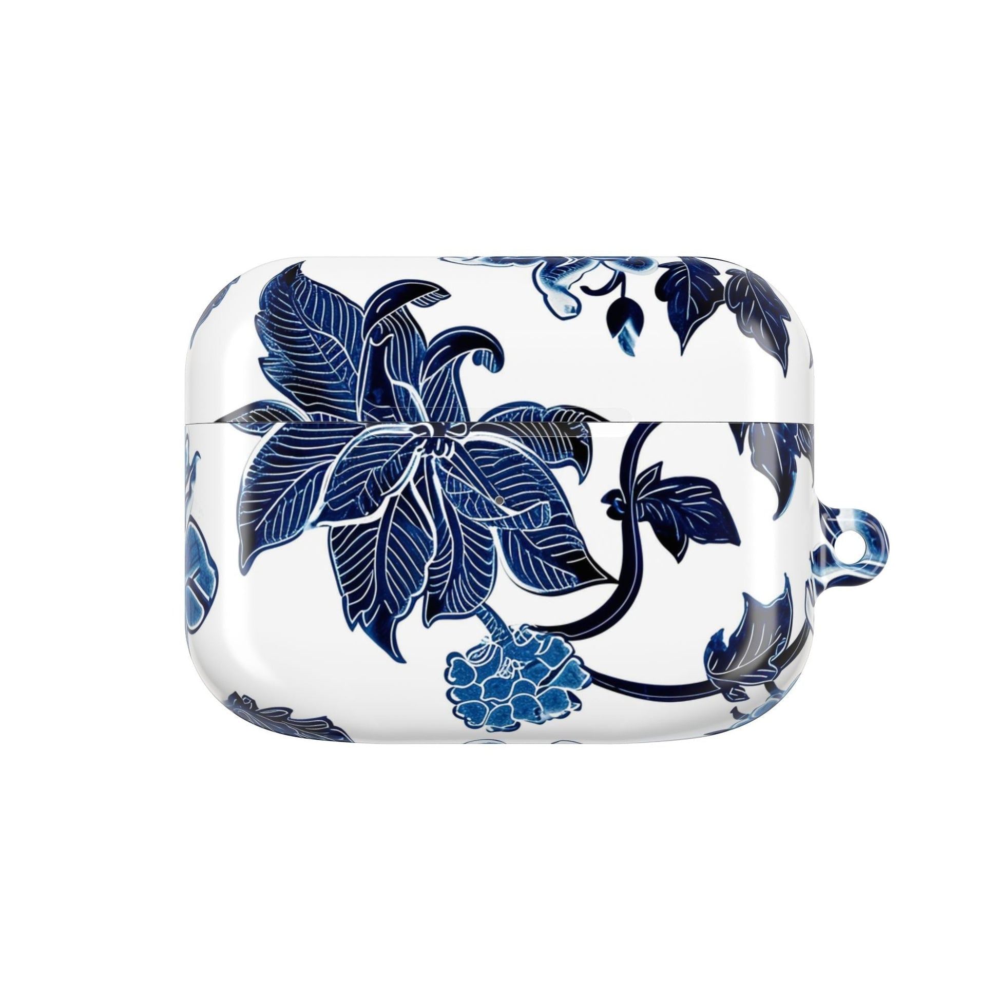 Blue Floral AirPod Case — Elegant Porcelain - Inspired Protective Case - DIGITAL X