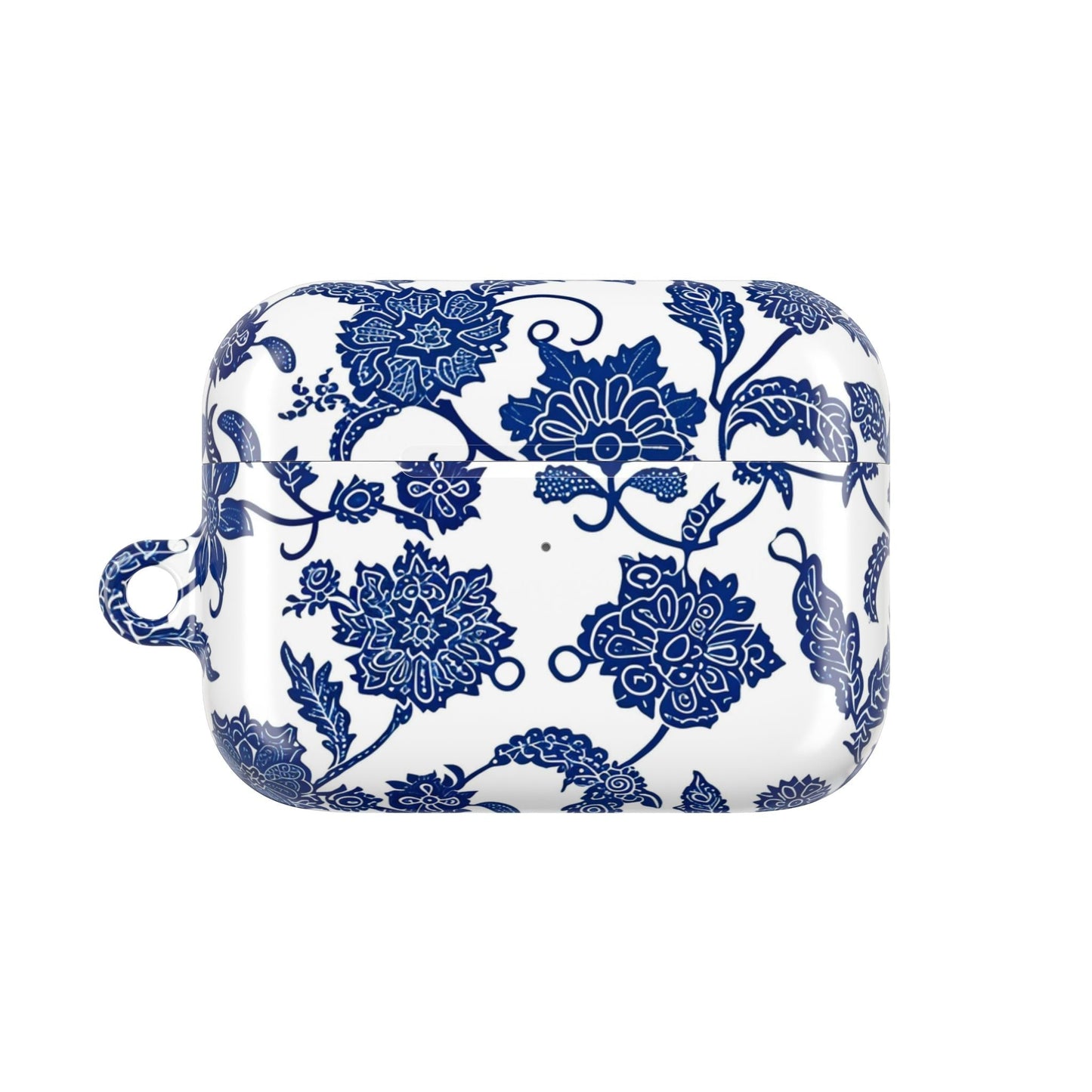 Blue Floral AirPod Case — Porcelain - Inspired Protective Cover - DIGITAL X