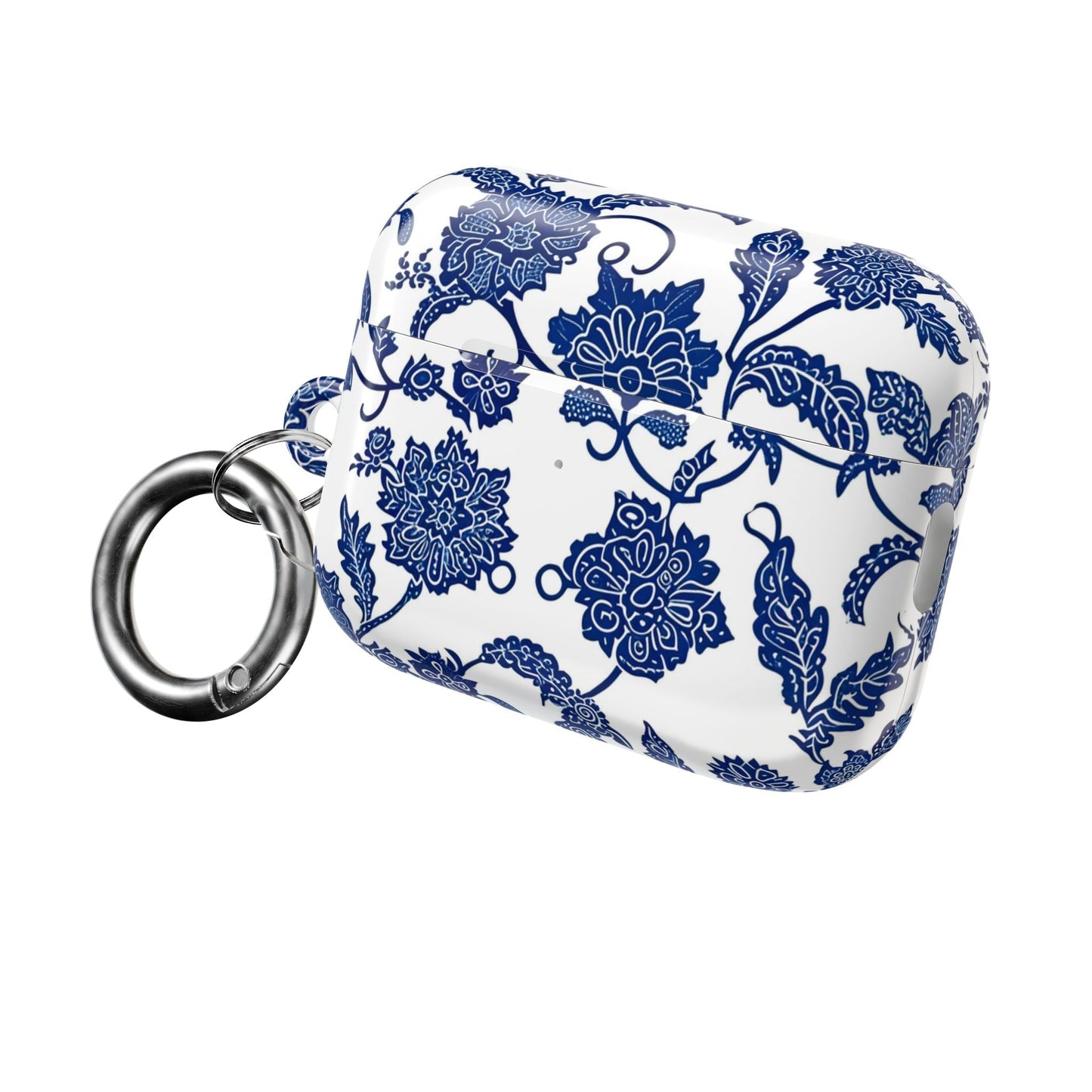 Blue Floral AirPod Case — Porcelain - Inspired Protective Cover - DIGITAL X
