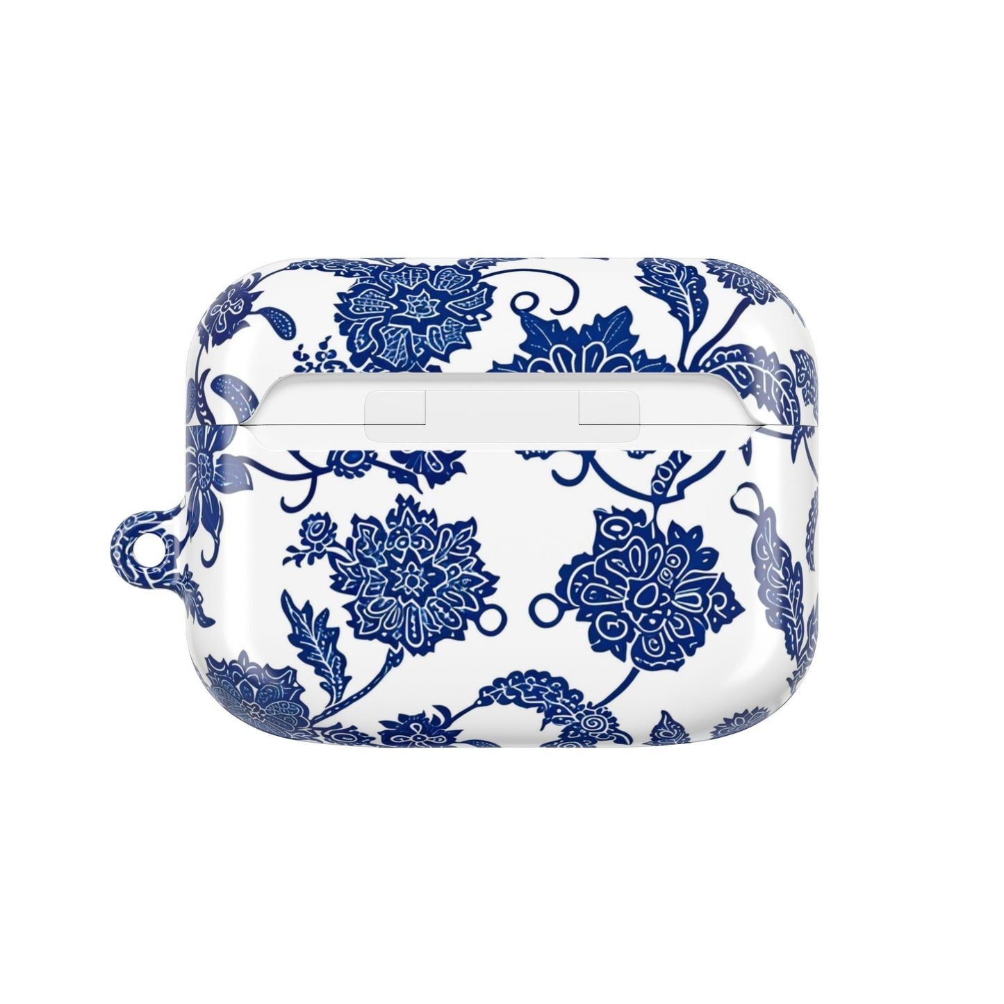 Blue Floral AirPod Case — Porcelain - Inspired Protective Cover - DIGITAL X