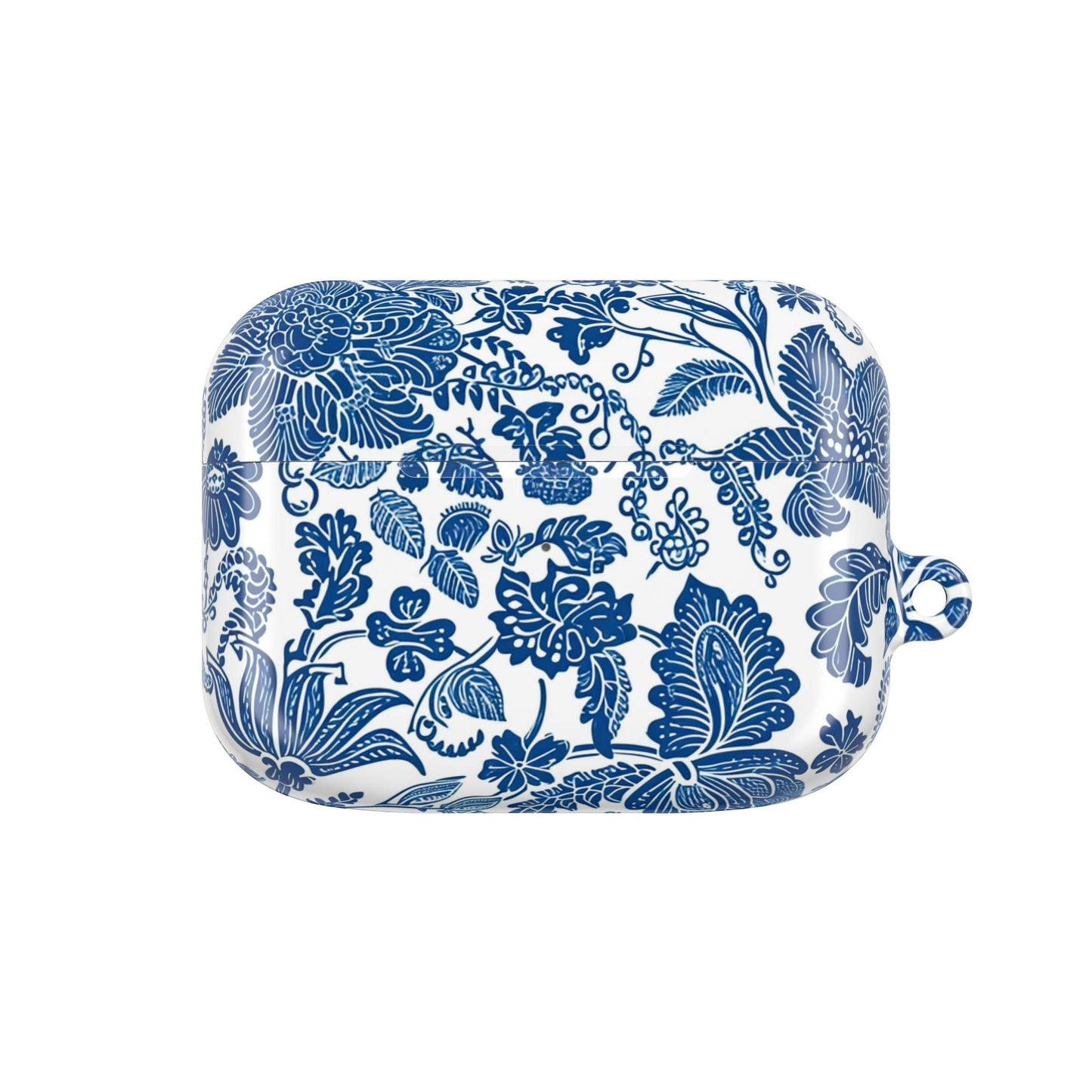 Blue Floral AirPod Case — Vintage Porcelain Pattern Protective Cover - DIGITAL X