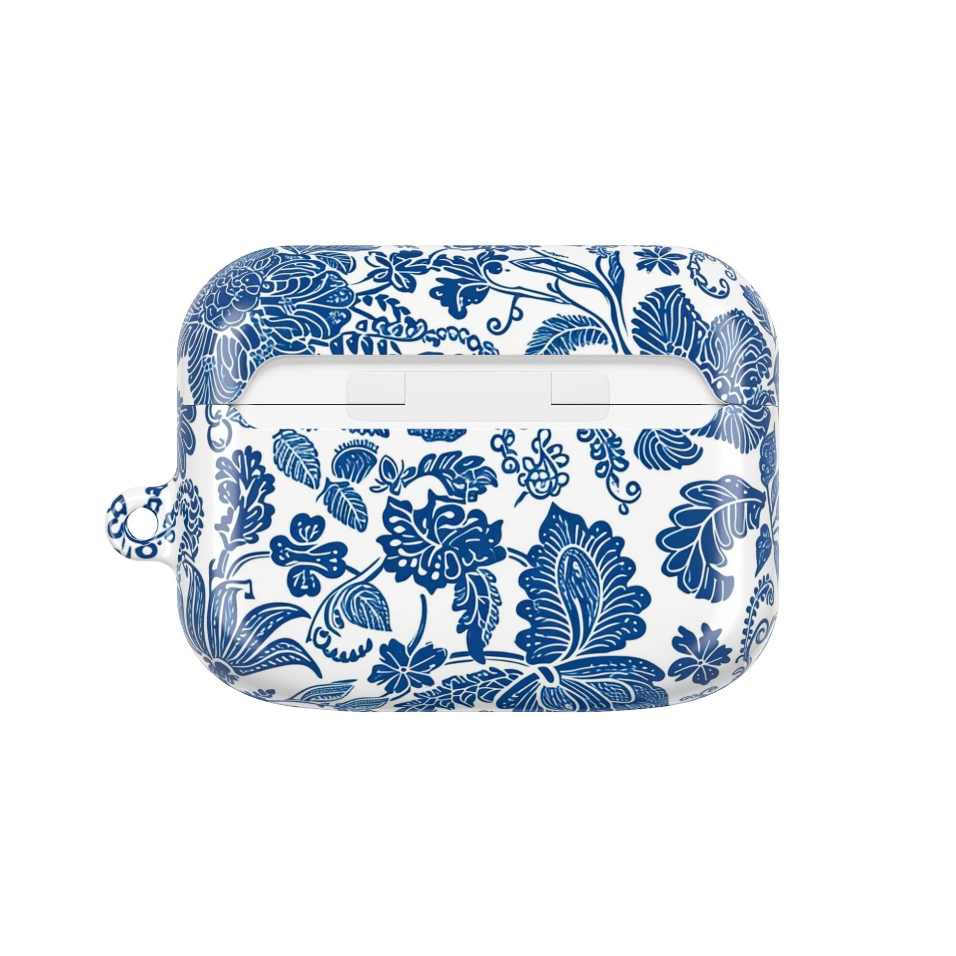 Blue Floral AirPod Case — Vintage Porcelain Pattern Protective Cover - DIGITAL X
