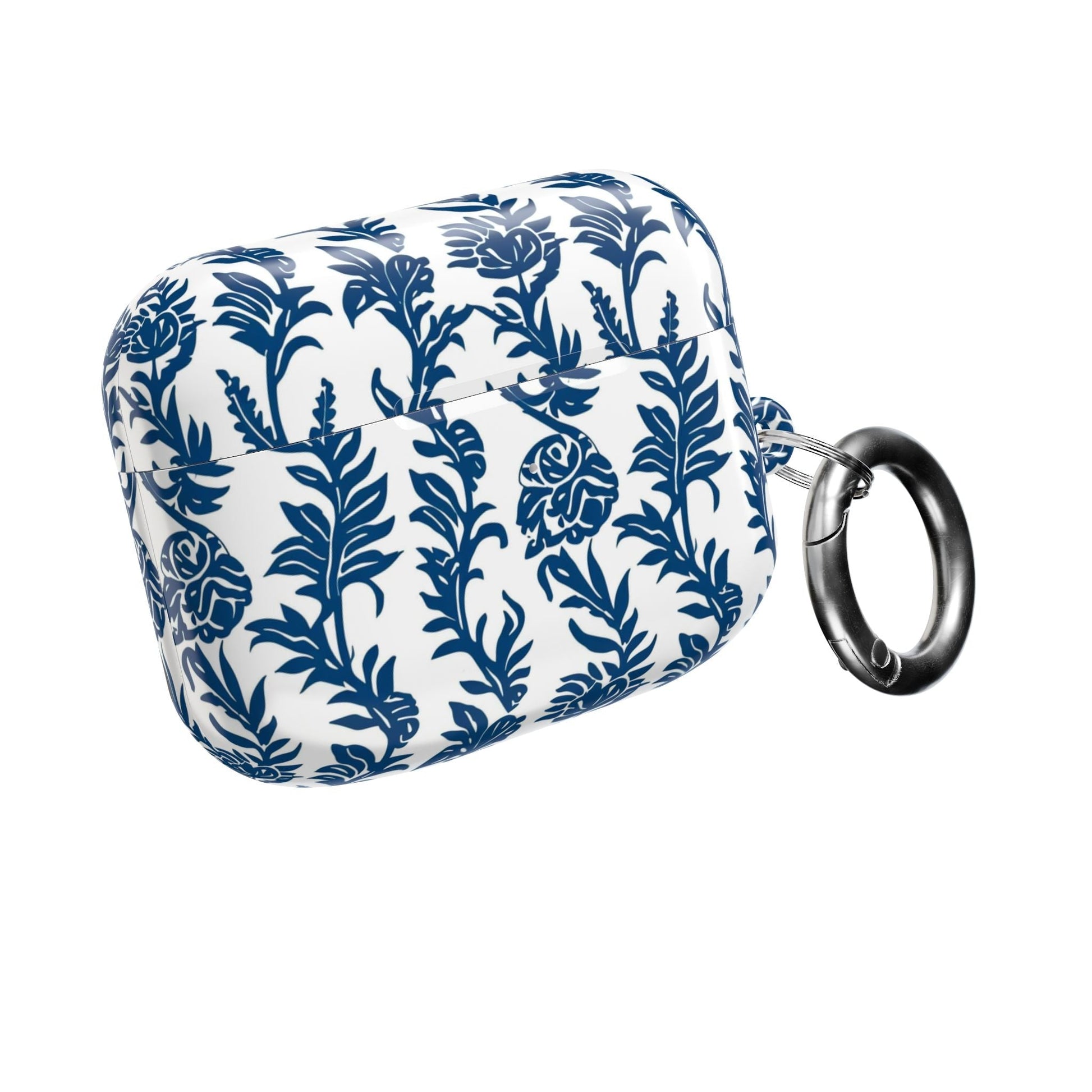 Blue Floral Porcelain AirPod Case - DIGITAL X