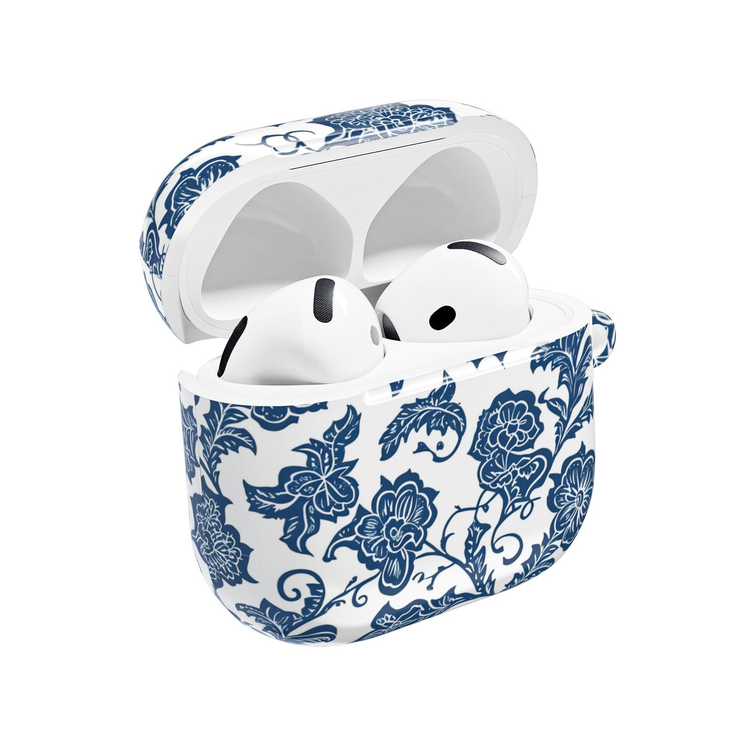 Blue Floral Porcelain AirPod Case - DIGITAL X