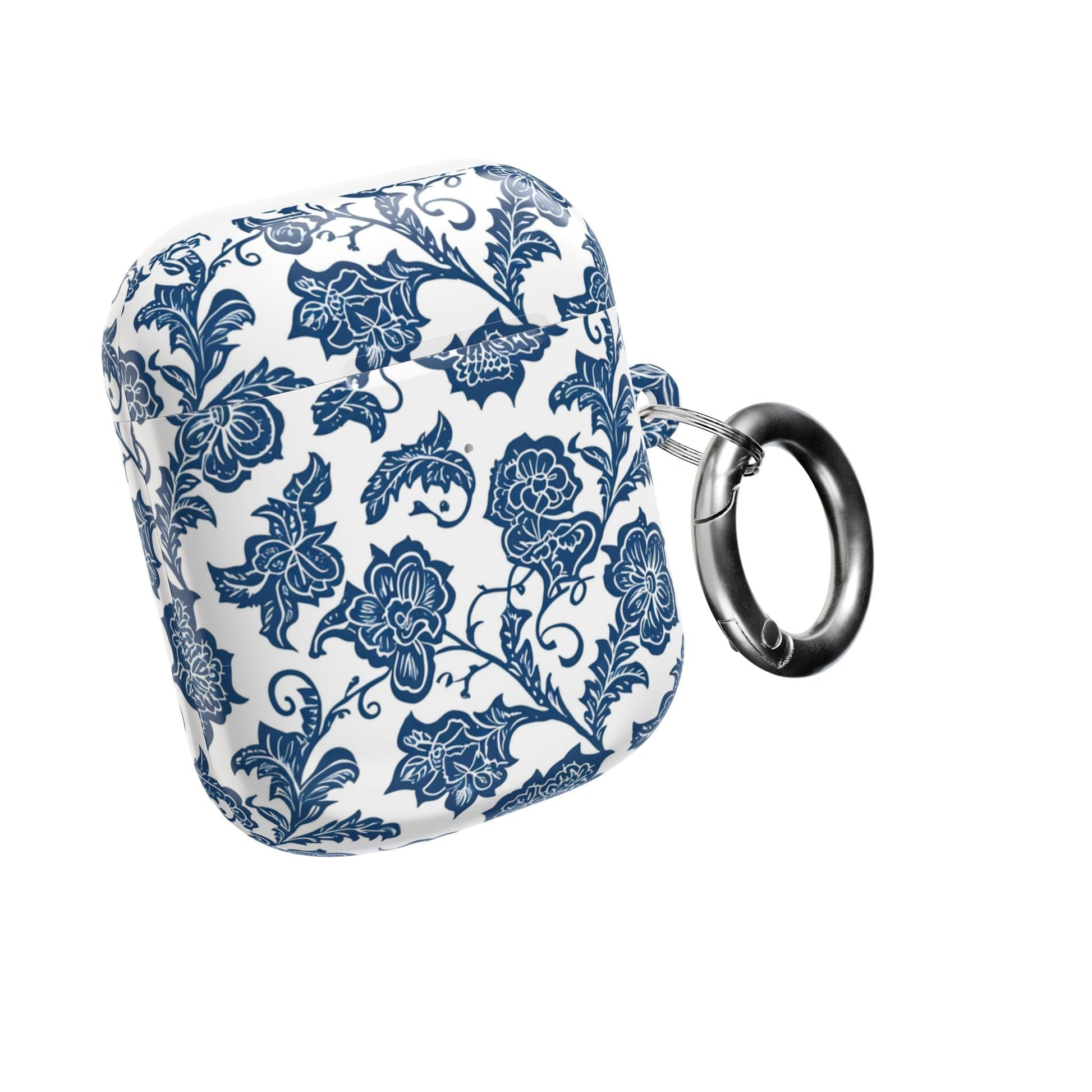 Blue Floral Porcelain AirPod Case - DIGITAL X
