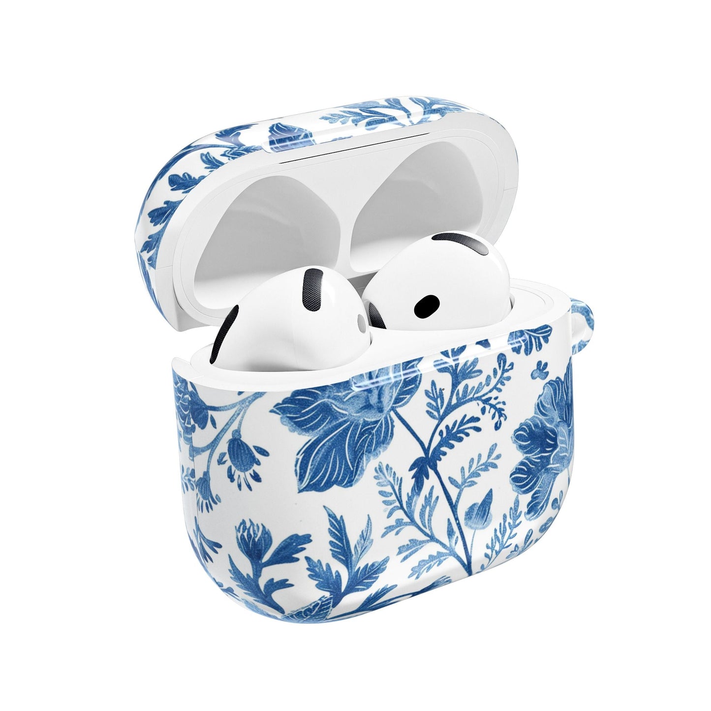 Blue Floral Porcelain AirPod Case - DIGITAL X