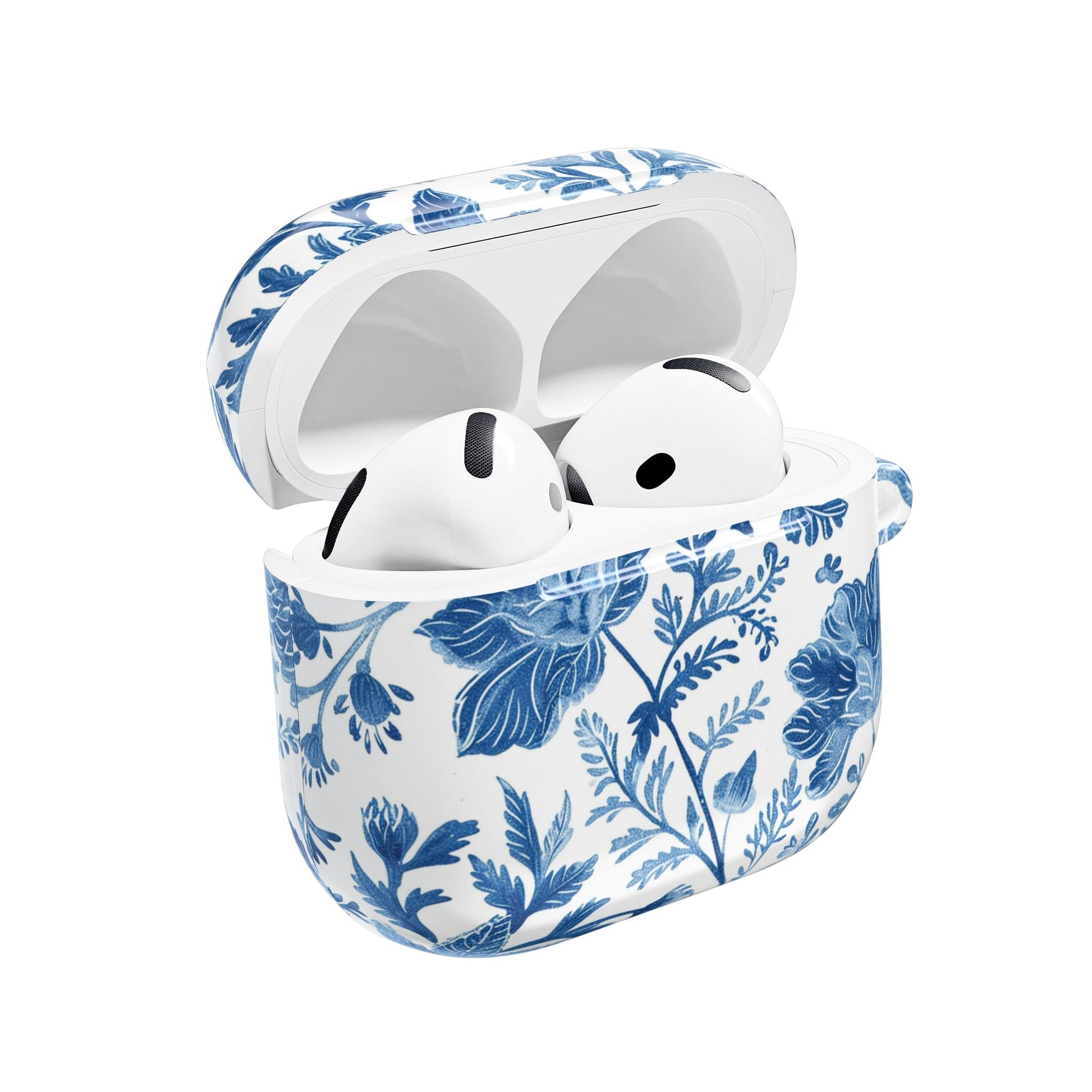 Blue Floral Porcelain AirPod Case - DIGITAL X