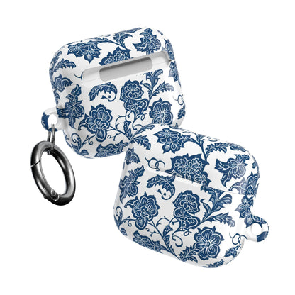 Blue Floral Porcelain AirPod Case - DIGITAL X