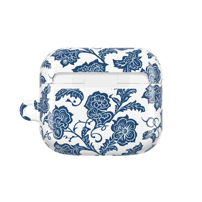 Blue Floral Porcelain AirPod Case - DIGITAL X