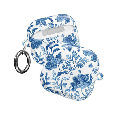 Blue Floral Porcelain AirPod Case - DIGITAL X