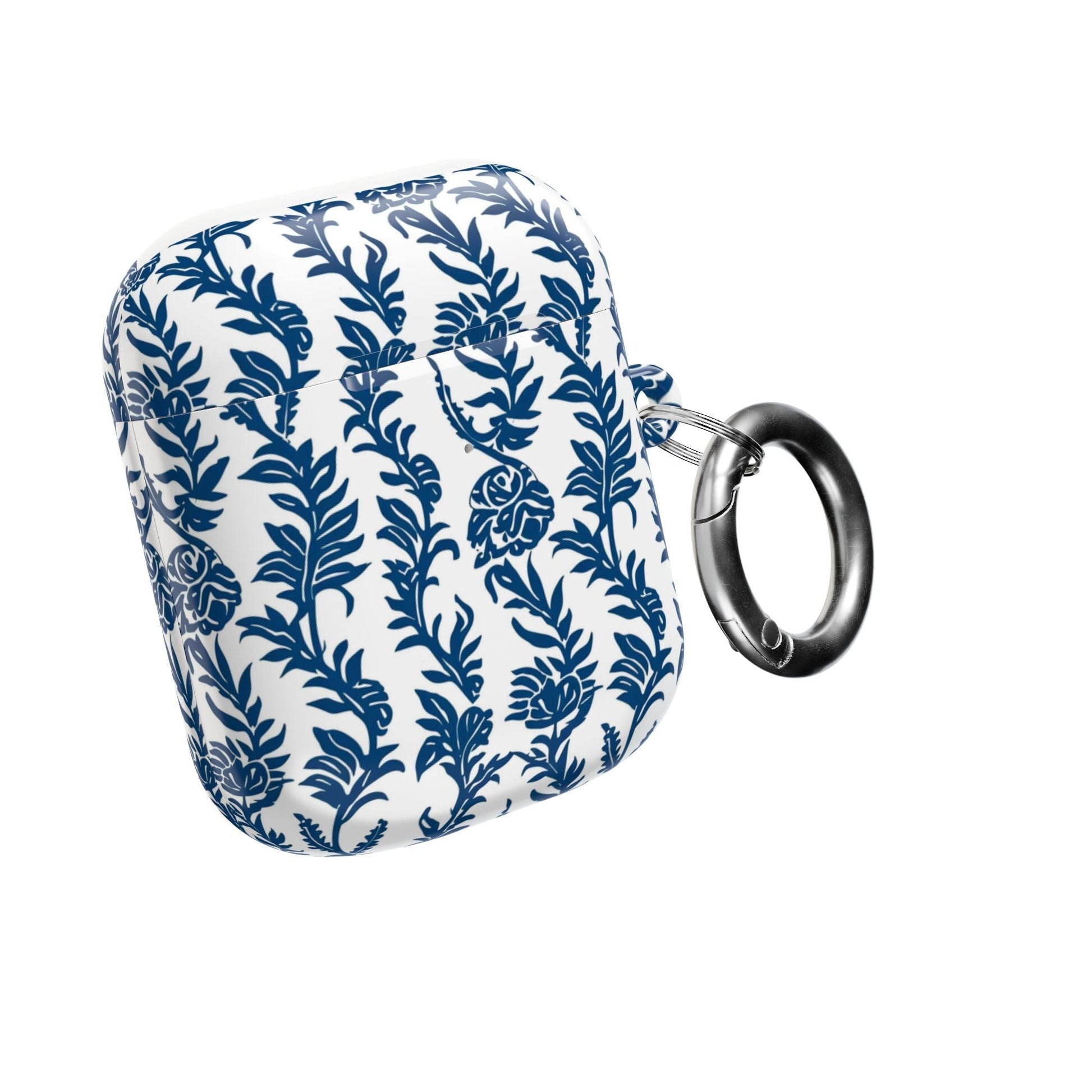 Blue Floral Porcelain AirPod Case - DIGITAL X