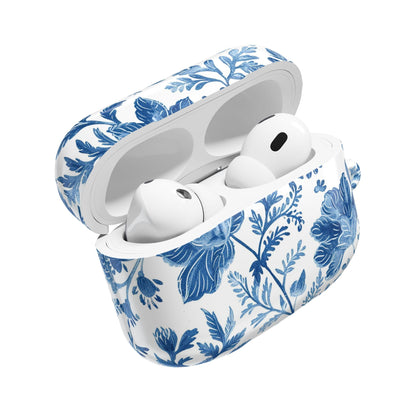 Blue Floral Porcelain AirPod Case - DIGITAL X