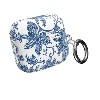 Blue Floral Porcelain AirPod Case - DIGITAL X