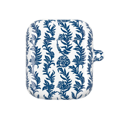 Blue Floral Porcelain AirPod Case - DIGITAL X