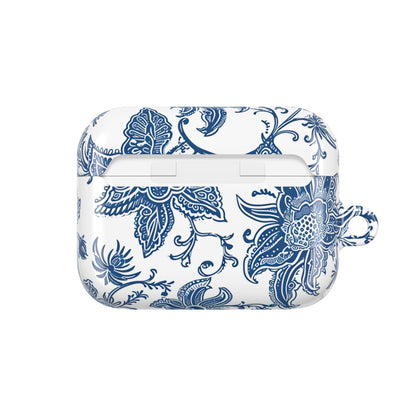 Blue Floral Porcelain AirPod Case - DIGITAL X