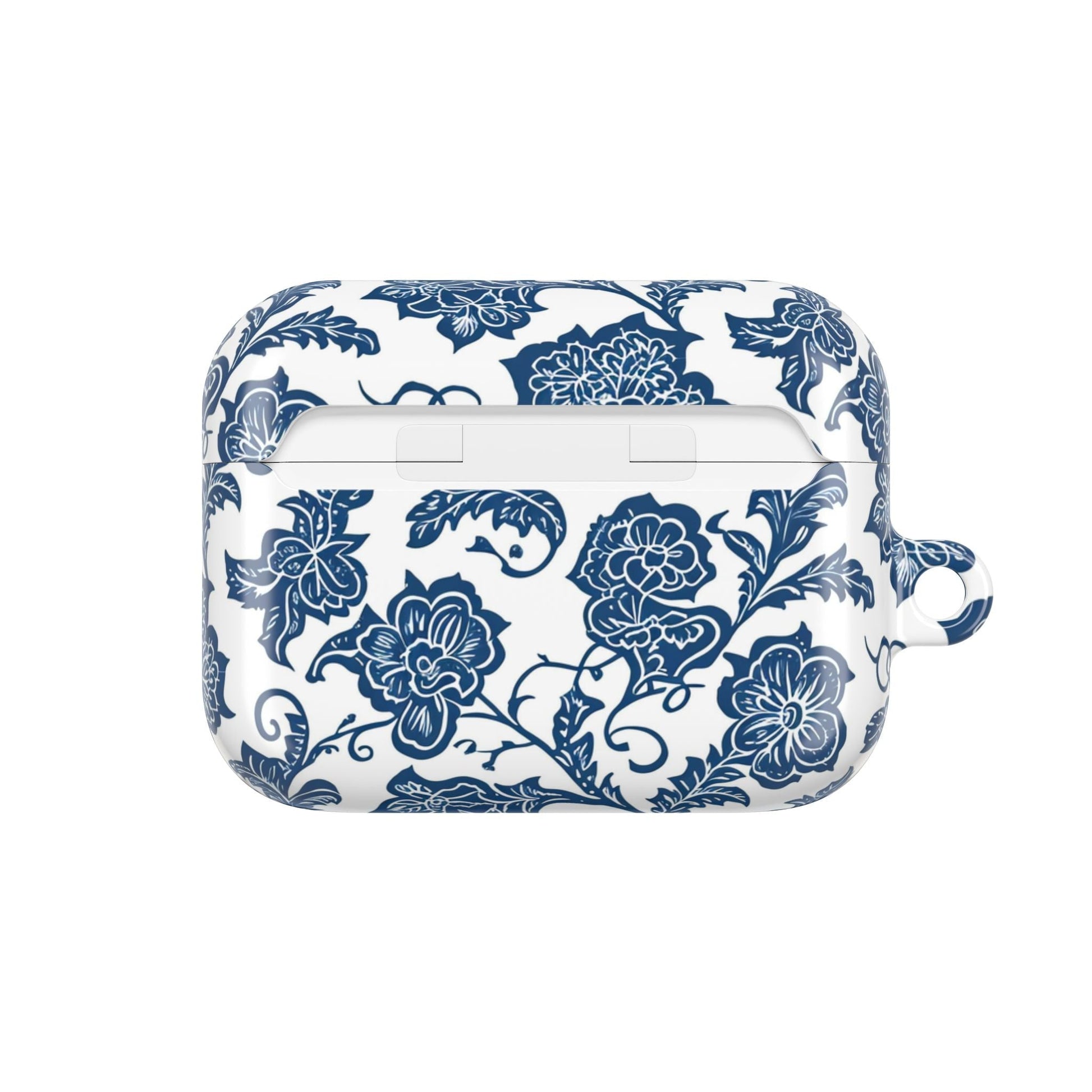 Blue Floral Porcelain AirPod Case - DIGITAL X