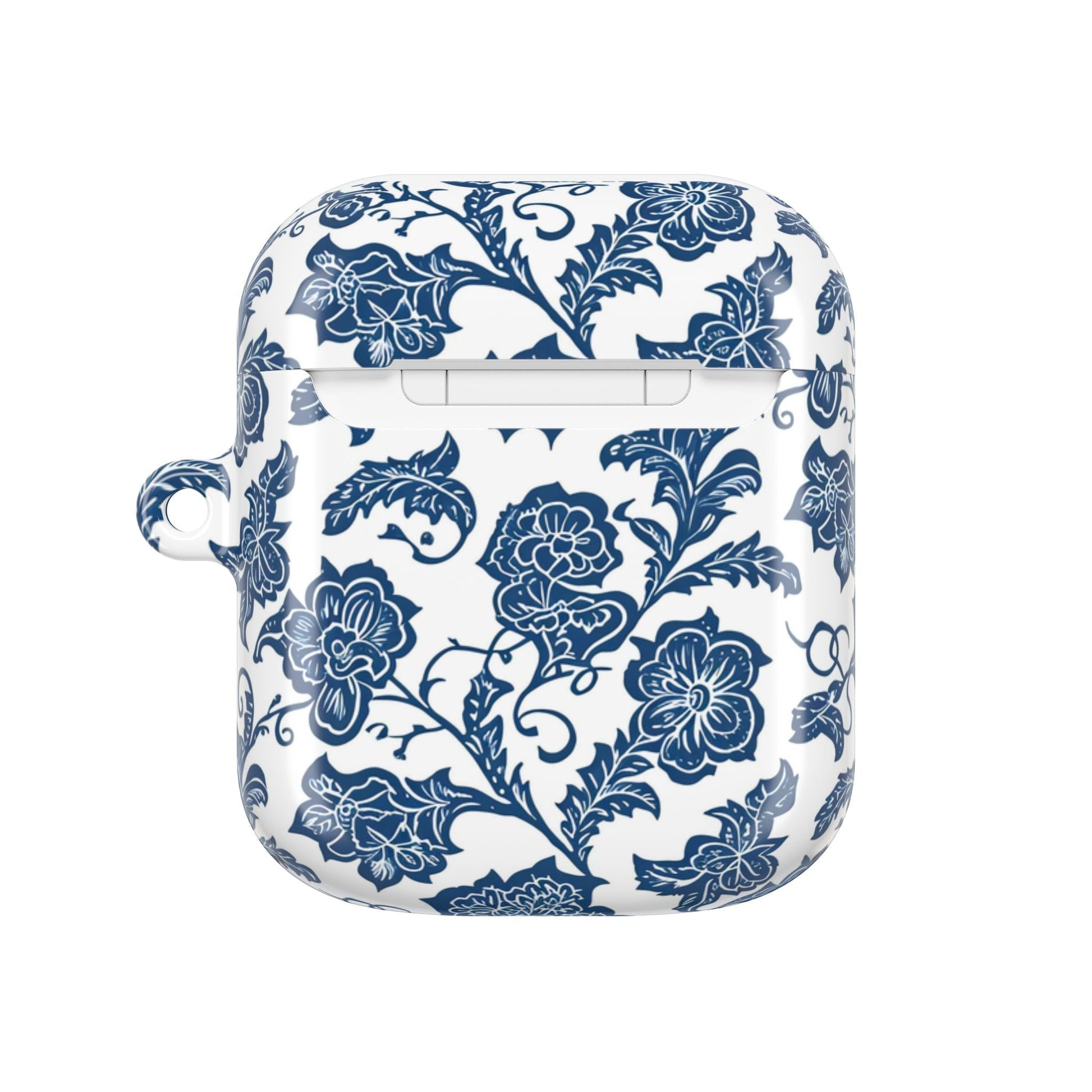 Blue Floral Porcelain AirPod Case - DIGITAL X