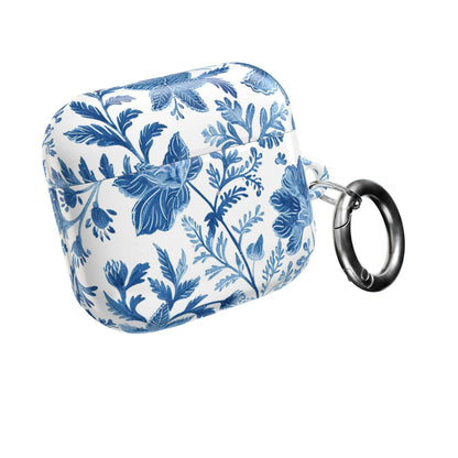 Blue Floral Porcelain AirPod Case - DIGITAL X