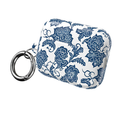 Blue Floral Porcelain AirPod Case - DIGITAL X