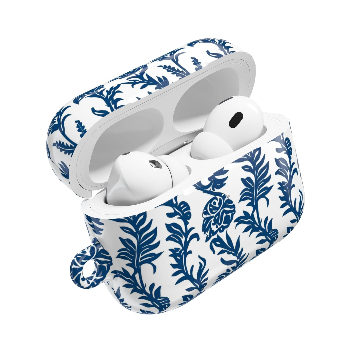 Blue Floral Porcelain AirPod Case - DIGITAL X