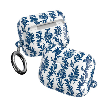 Blue Floral Porcelain AirPod Case - DIGITAL X
