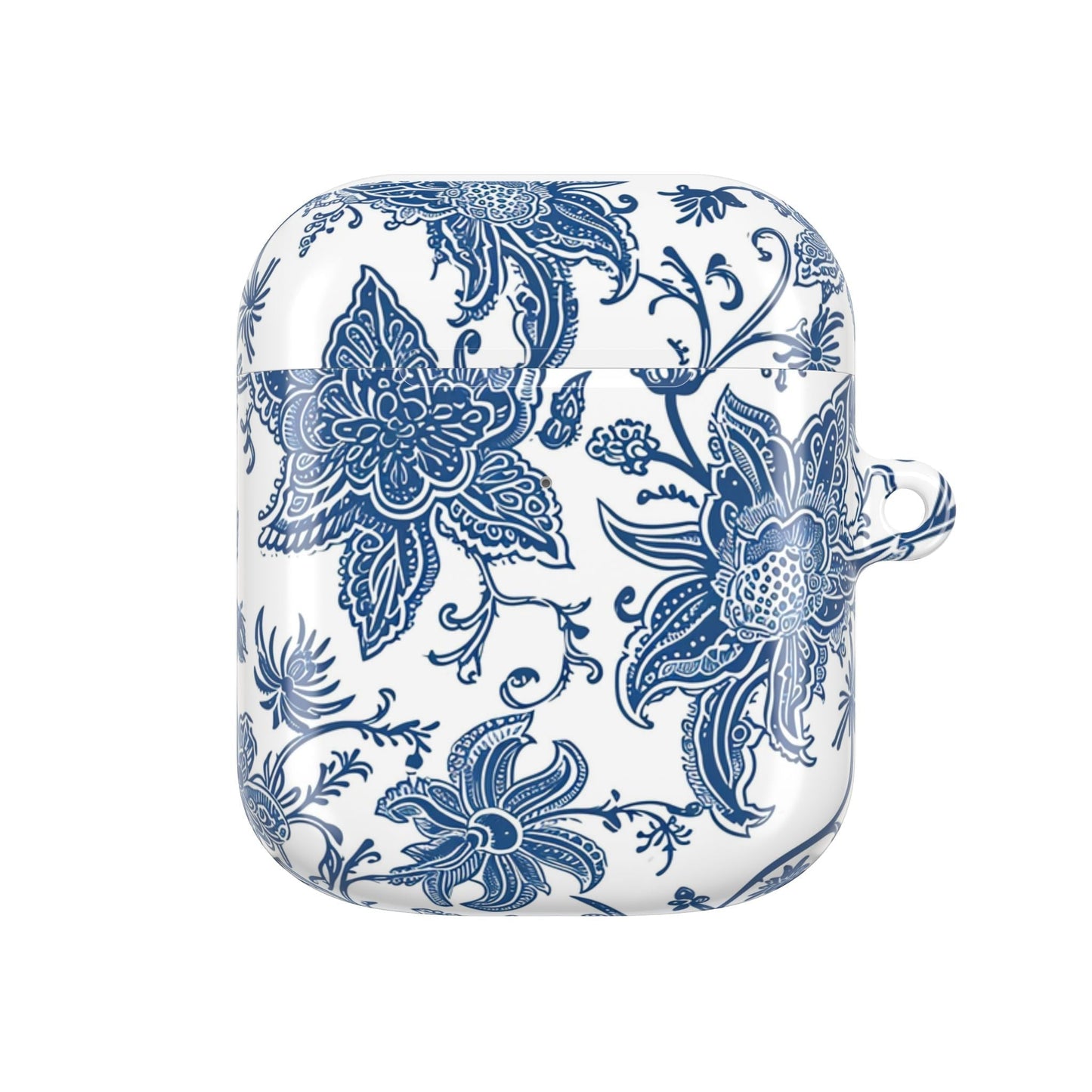 Blue Floral Porcelain AirPod Case - DIGITAL X