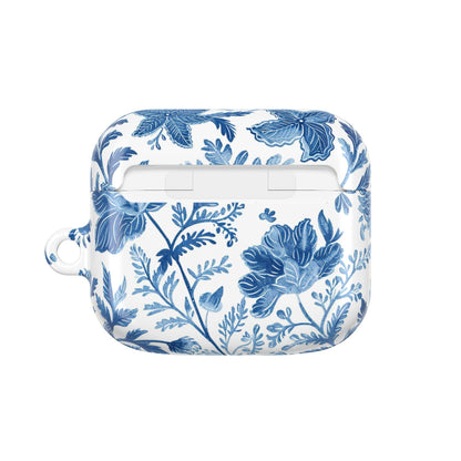 Blue Floral Porcelain AirPod Case - DIGITAL X