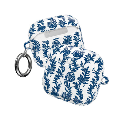 Blue Floral Porcelain AirPod Case - DIGITAL X