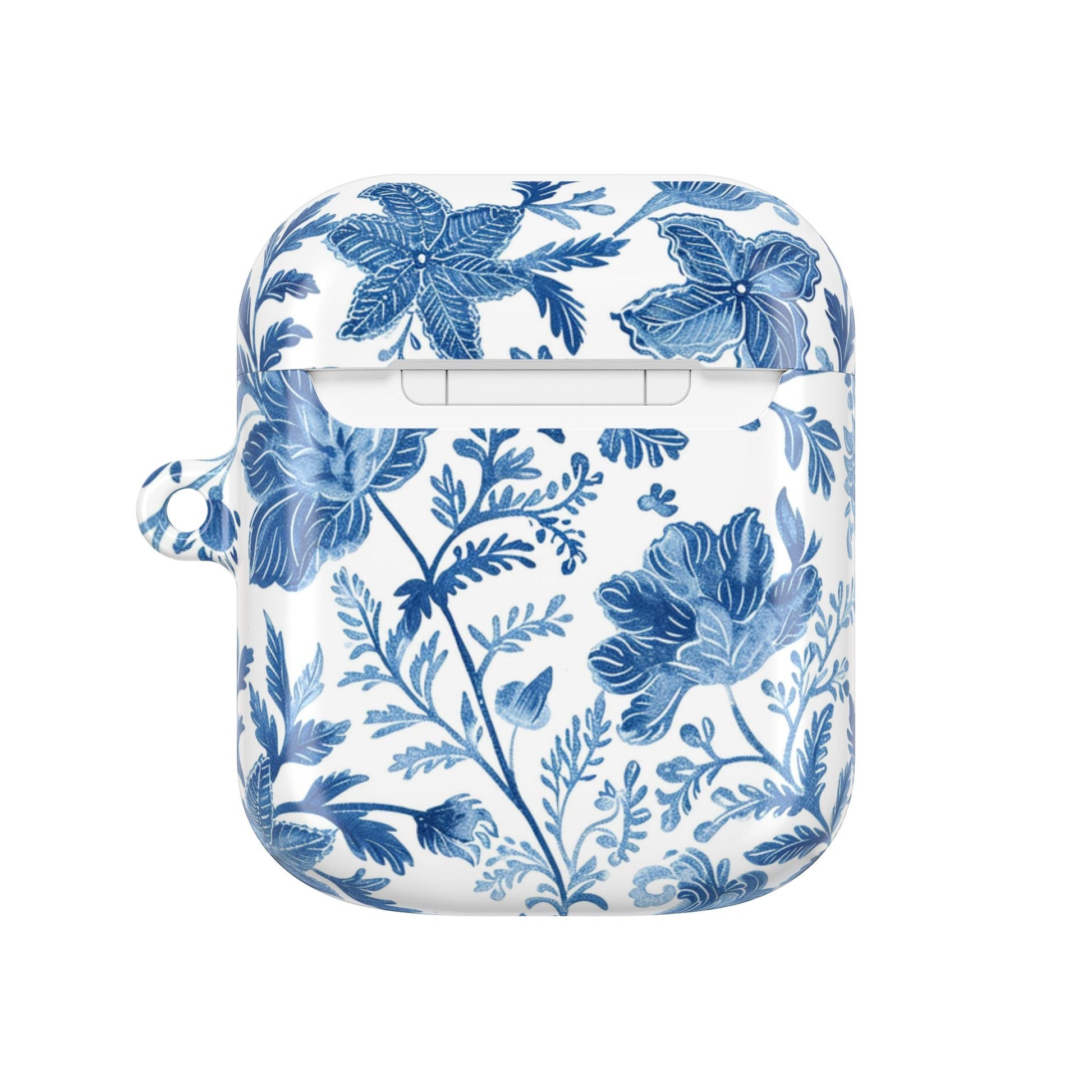 Blue Floral Porcelain AirPod Case - DIGITAL X
