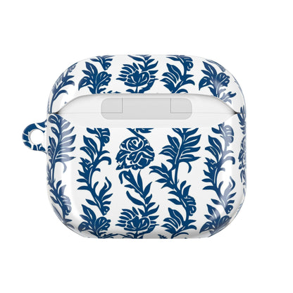 Blue Floral Porcelain AirPod Case - DIGITAL X